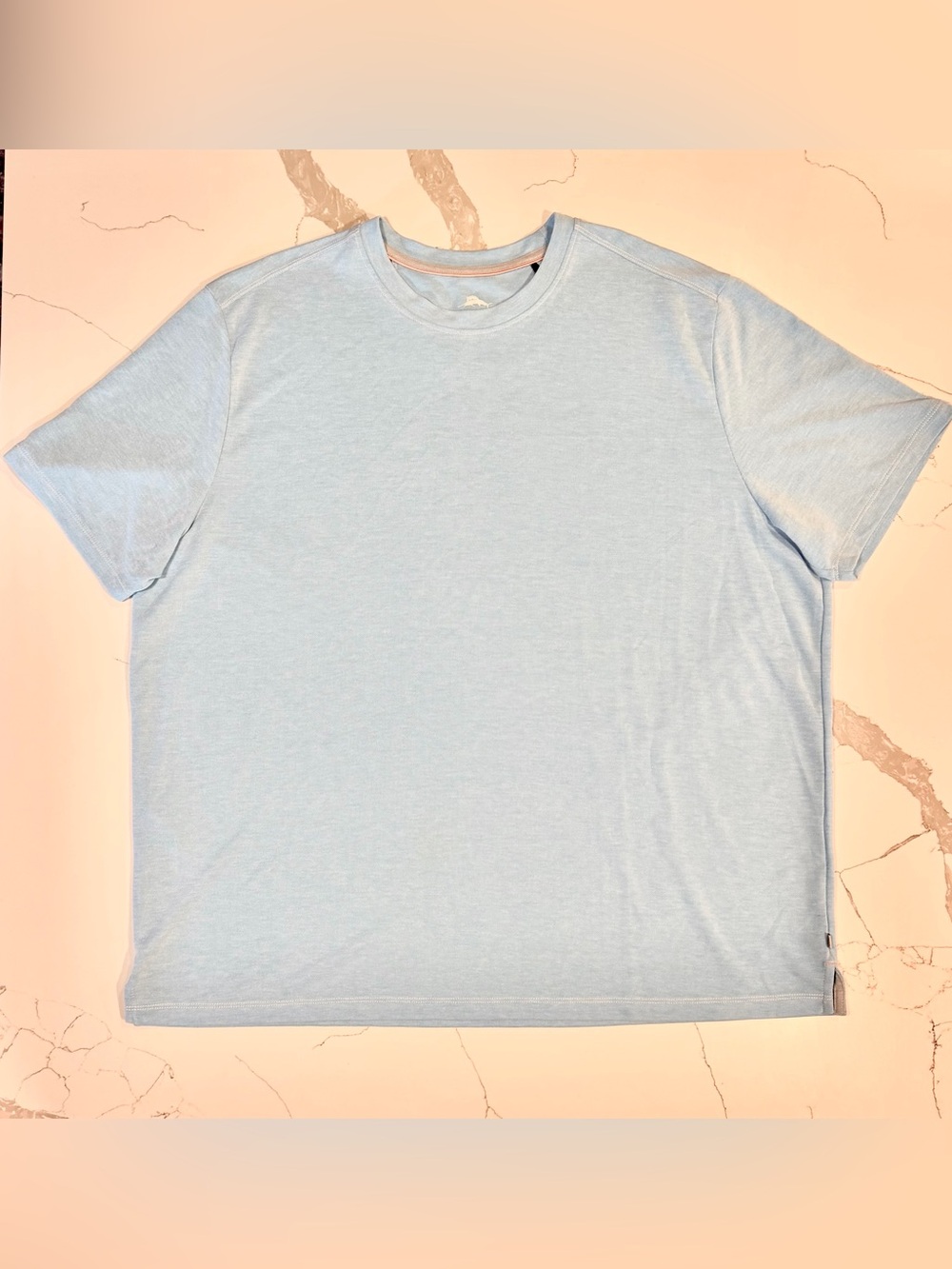 Tommy Bahama Light Blue Short Sleeve Crew Neck Tee XXXL
